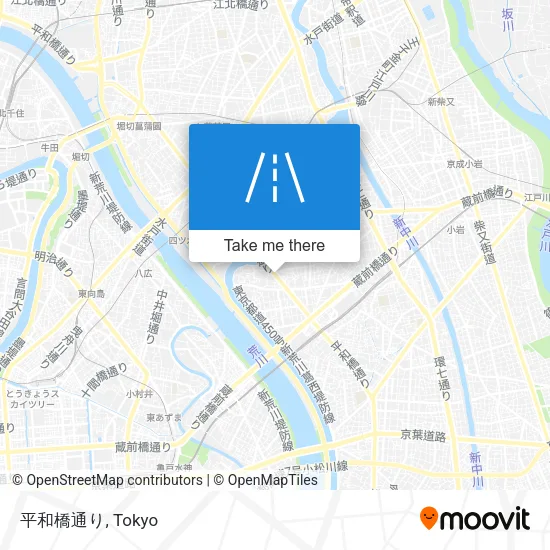 平和橋通り map