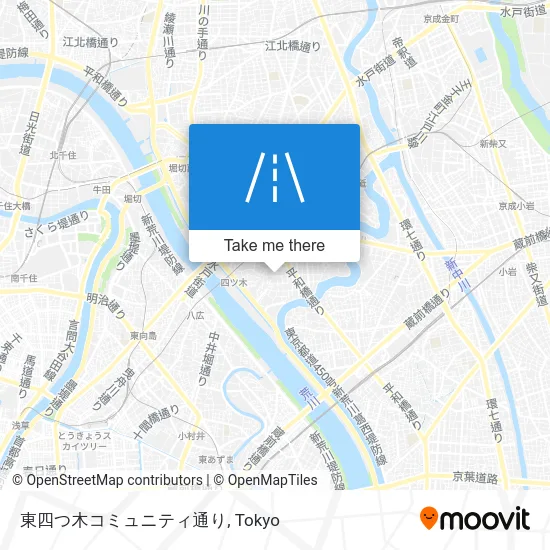 東四つ木コミュニティ通り map