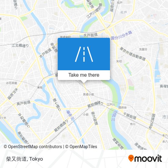 柴又街道 map