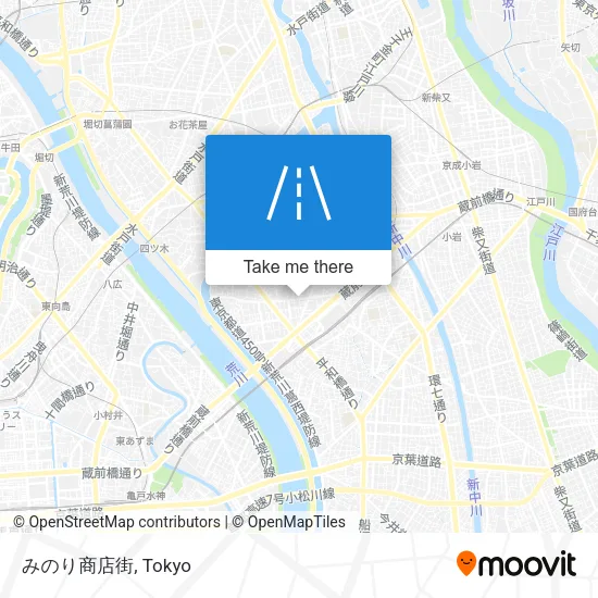 みのり商店街 map