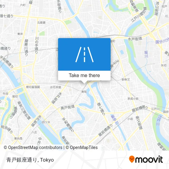 青戸銀座通り map