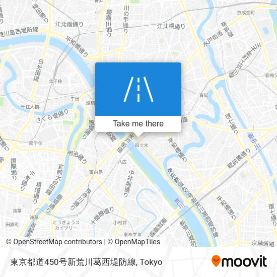東京都道450号新荒川葛西堤防線 map
