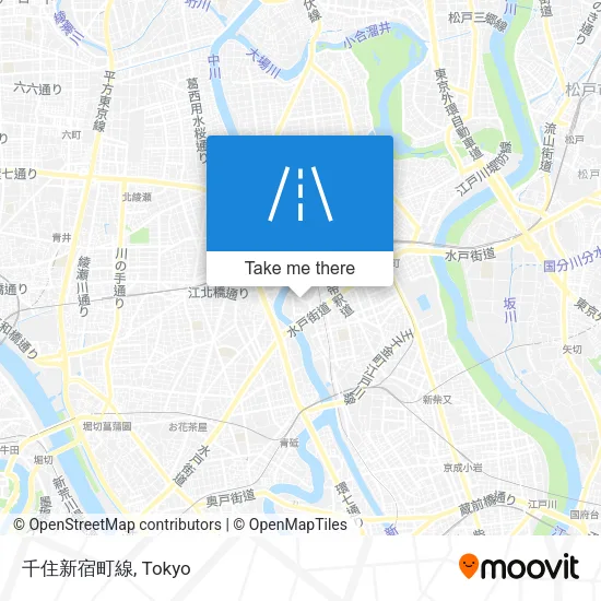 千住新宿町線 map