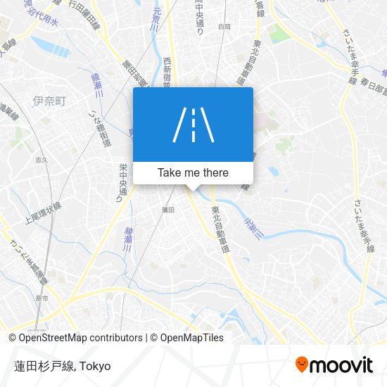 蓮田杉戸線 map