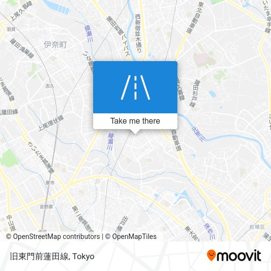旧東門前蓮田線 map