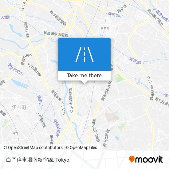 白岡停車場南新宿線 map
