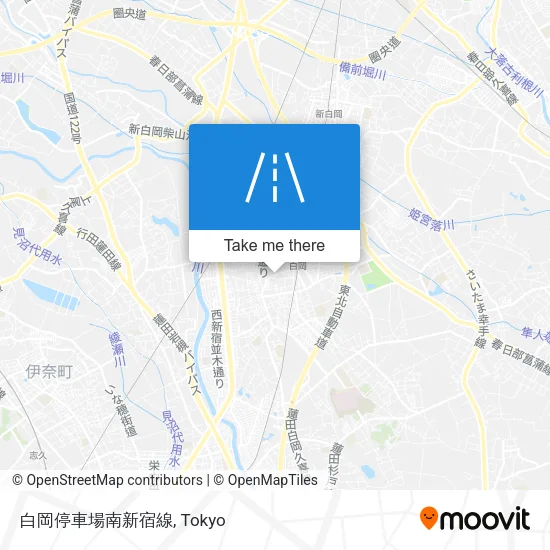 白岡停車場南新宿線 map