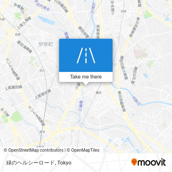 緑のヘルシーロード map