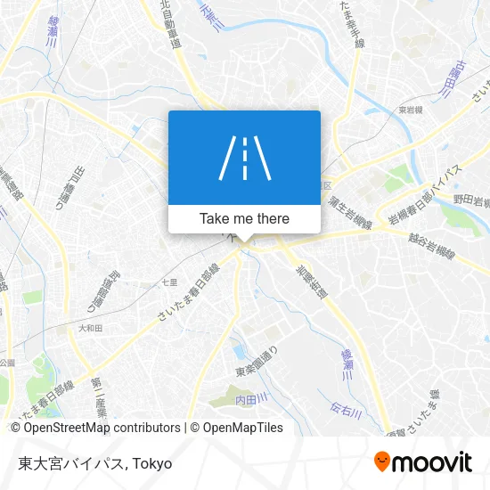 東大宮バイパス map