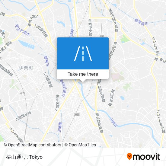 椿山通り map