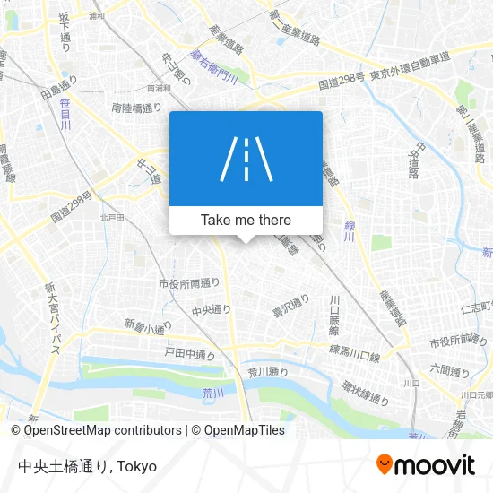 中央土橋通り map