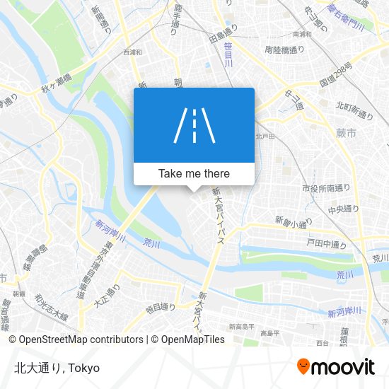 北大通り map