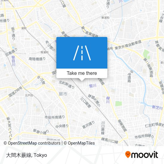 大間木蕨線 map