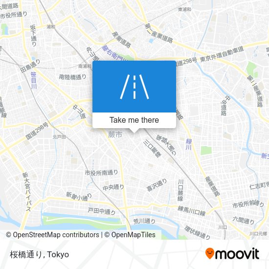 桜橋通り map