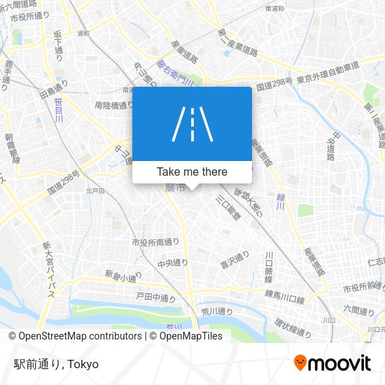 駅前通り map