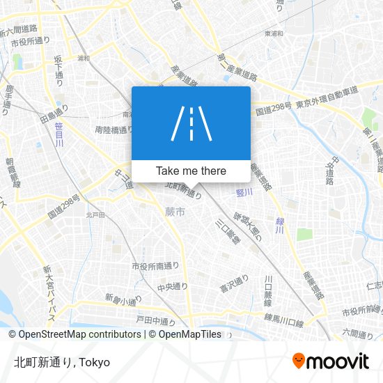 北町新通り map