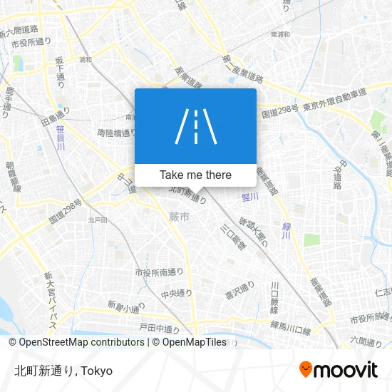 北町新通り map