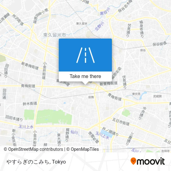 やすらぎのこみち map