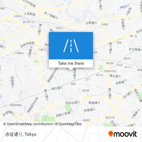 赤堤通り map