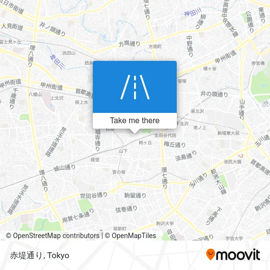 赤堤通り map