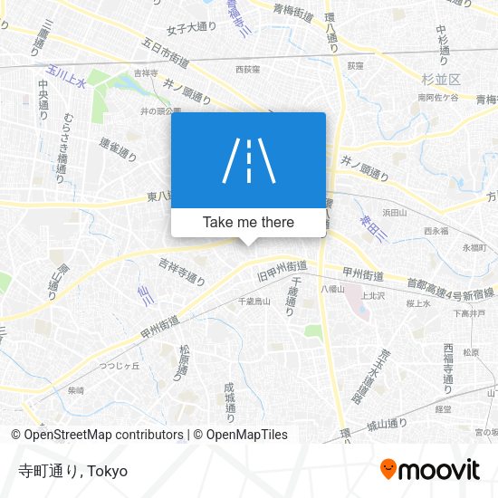 寺町通り map