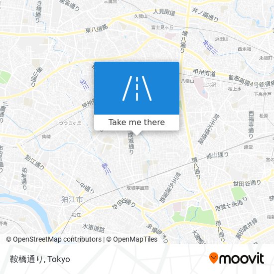 鞍橋通り map