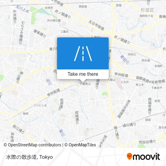 水際の散歩道 map