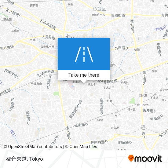 福音寮道 map
