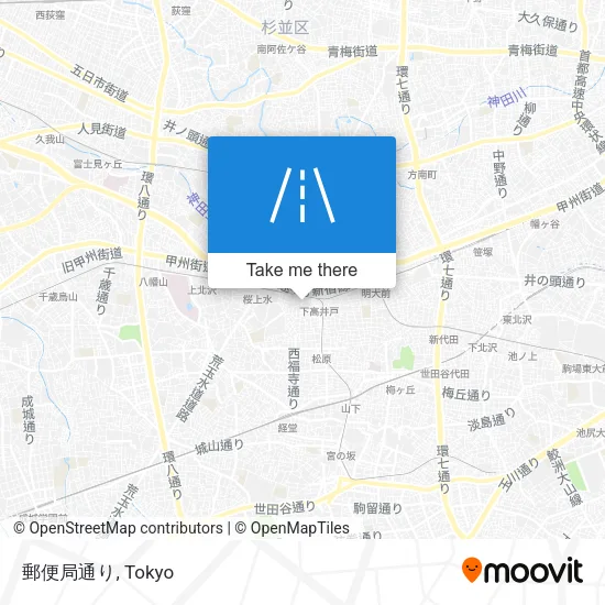 郵便局通り map