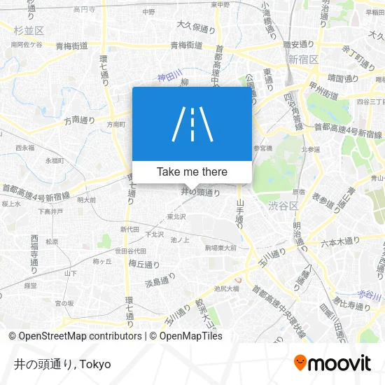 井の頭通り map