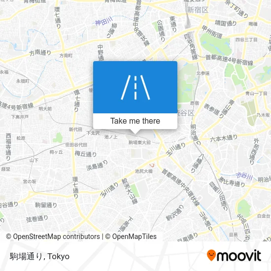 駒場通り map