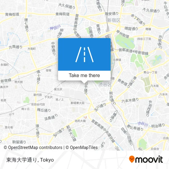 東海大学通り map