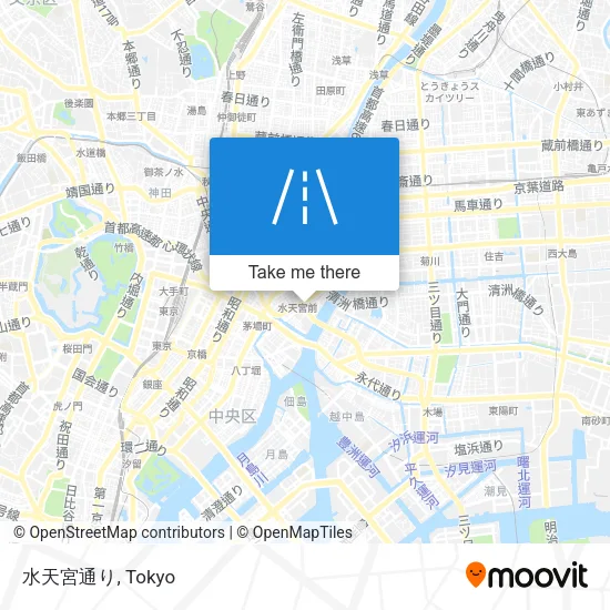 水天宮通り map