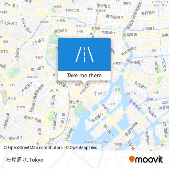 松屋通り map