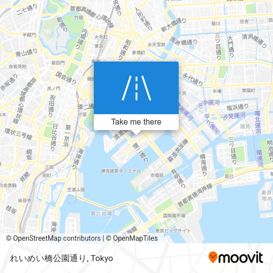れいめい橋公園通り map