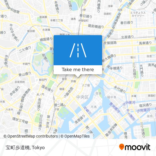 宝町歩道橋 map
