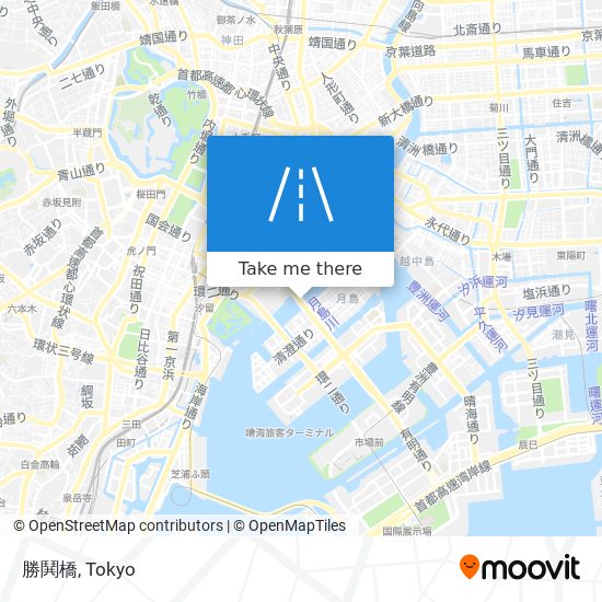 勝鬨橋 map