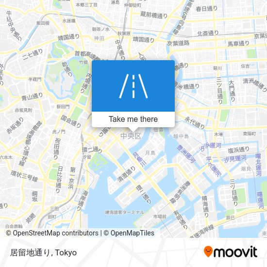 居留地通り map