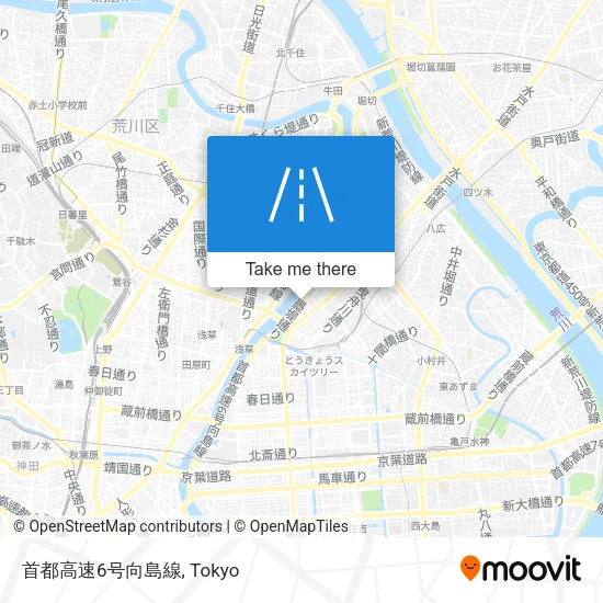 首都高速6号向島線 map