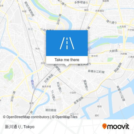 新川通り map