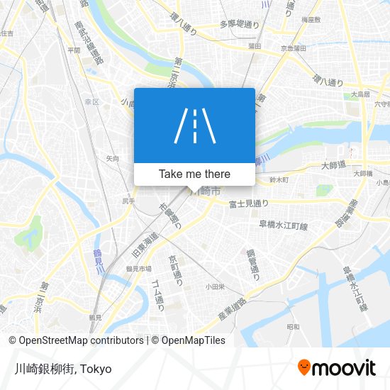 川崎銀柳街 map