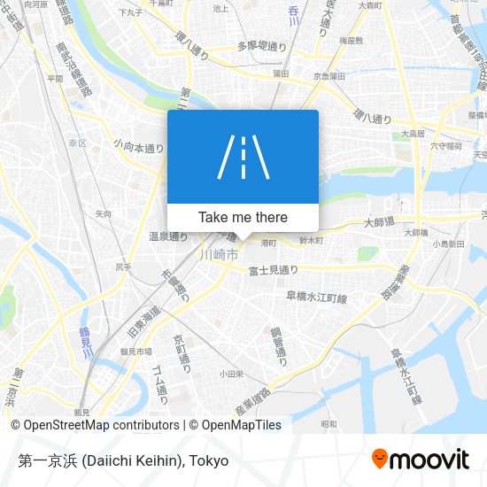 第一京浜 (Daiichi Keihin) map