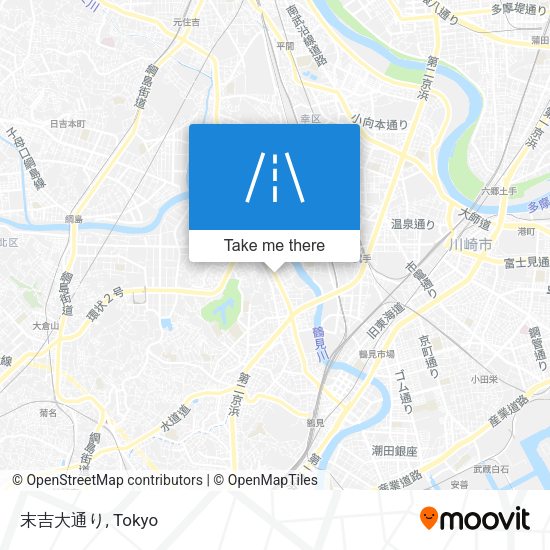 末吉大通り map
