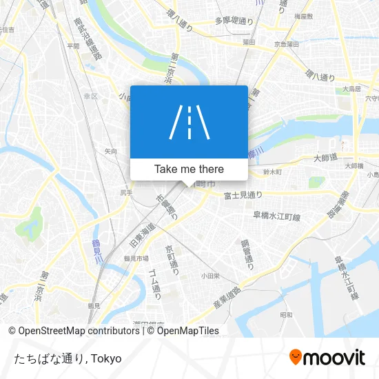 たちばな通り map
