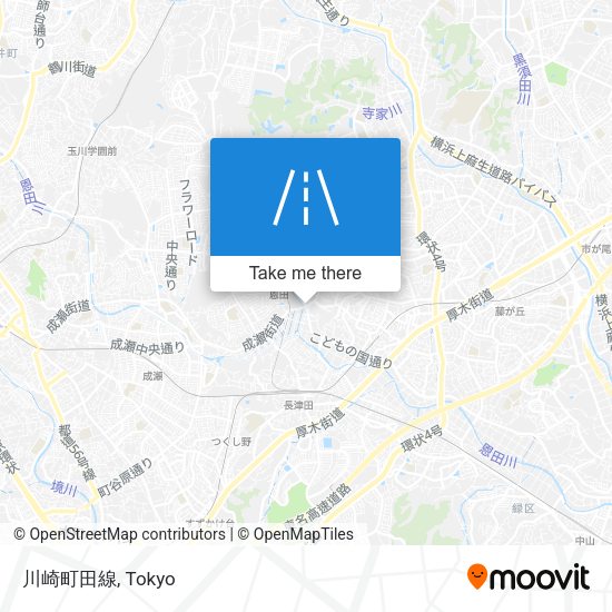 川崎町田線 map