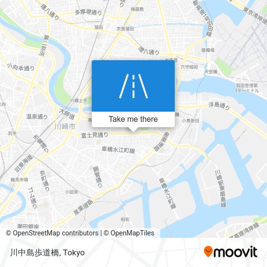 川中島歩道橋 map