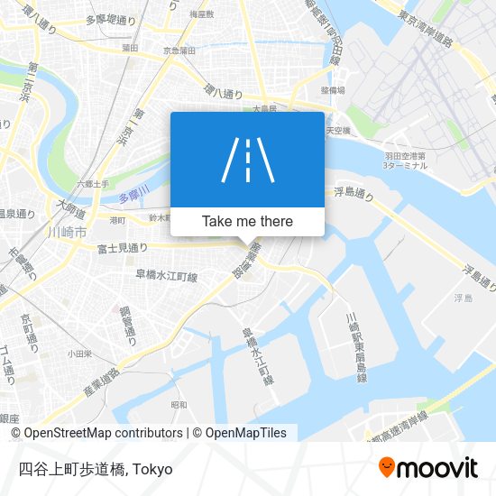 四谷上町歩道橋 map