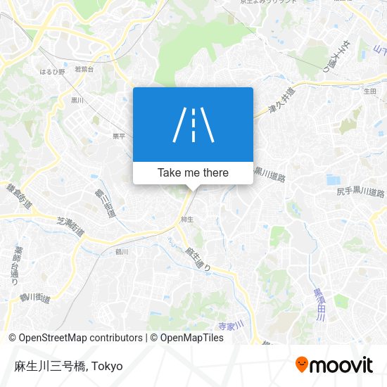 麻生川三号橋 map