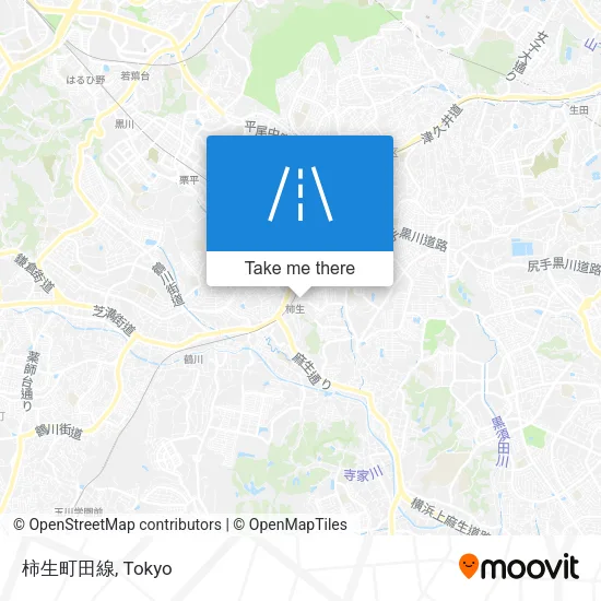柿生町田線 map