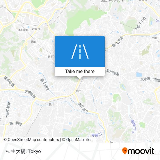 柿生大橋 map